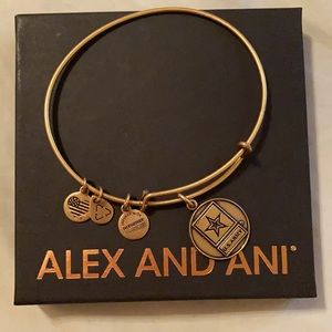 Alex And Ani gold US Army bracelet!!